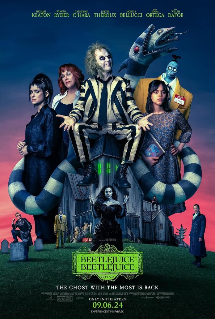 Movie poster for the new Beetlejuice movie
