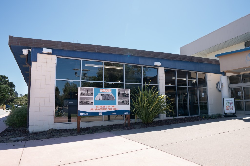 image of the new gym from the outside.