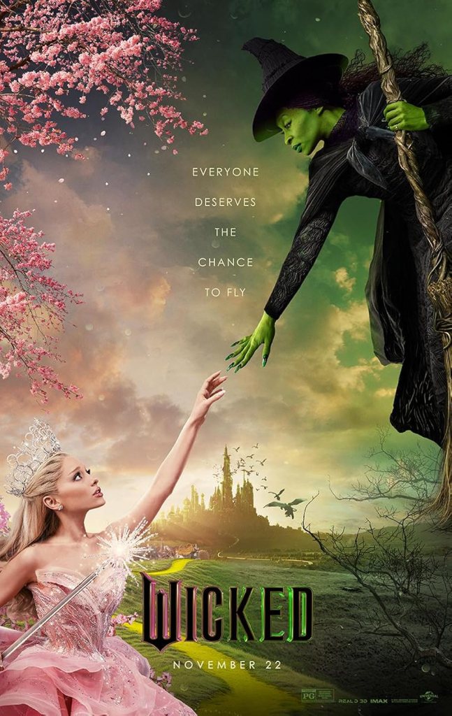 Movie poster for the movie "Wicked"