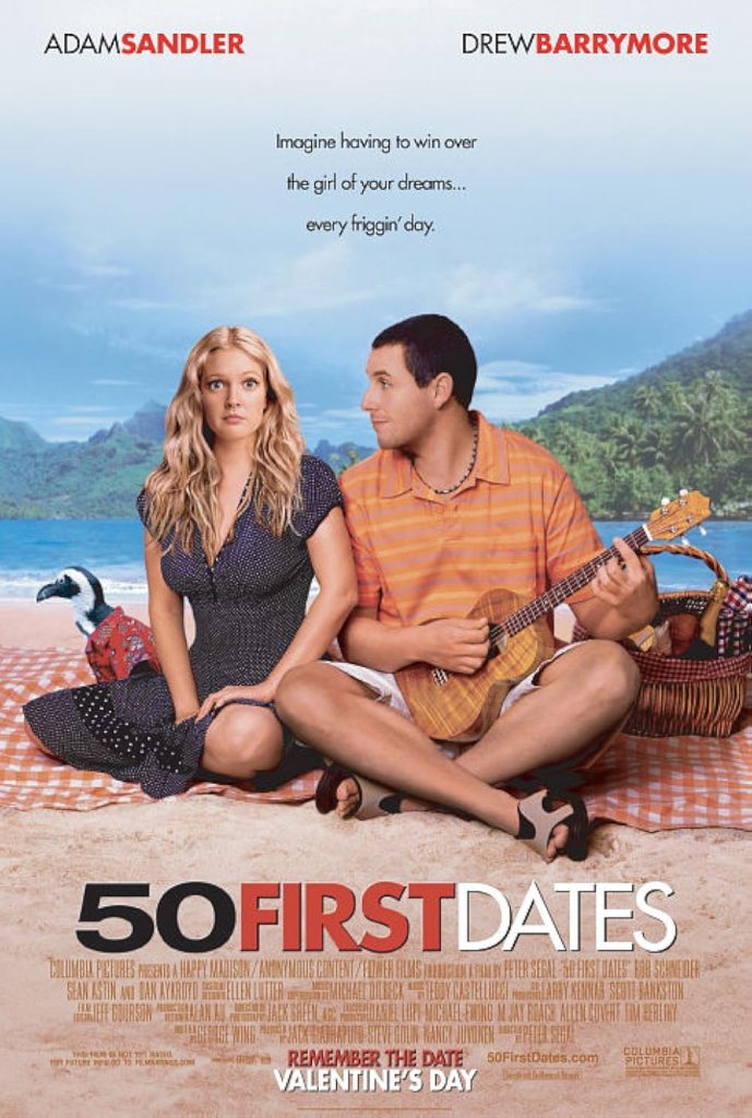 Movie Poster for 50 First Dates