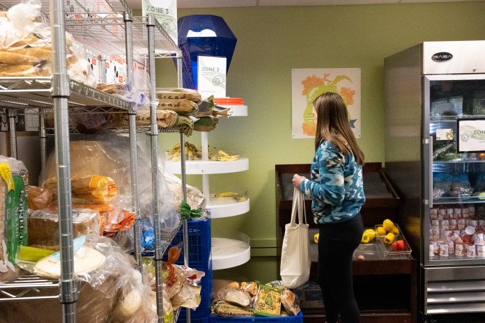 picture of the bread section in basic needs
