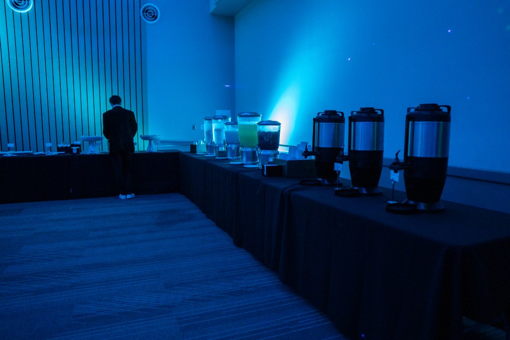 A shot of the food and beverage at the event