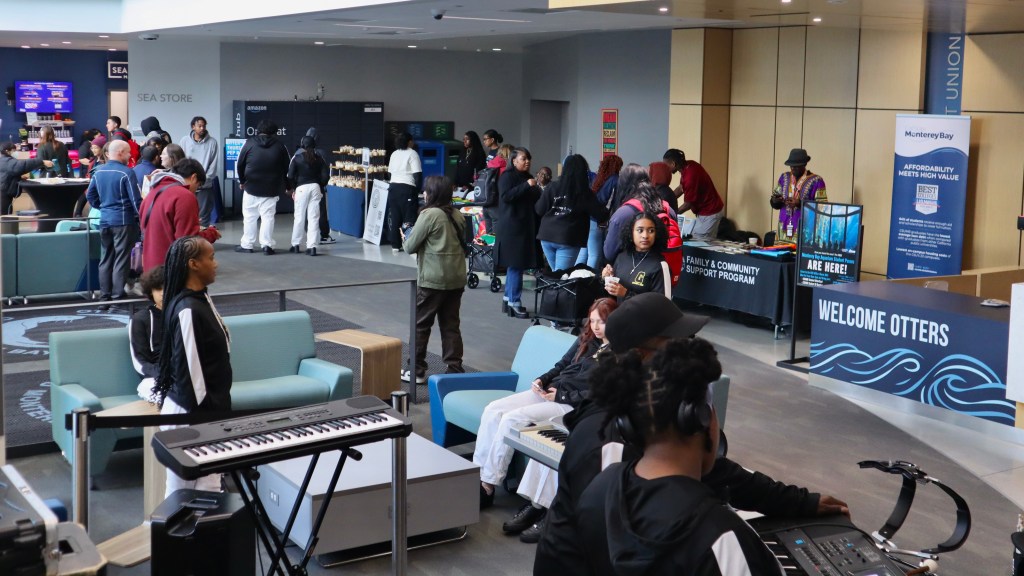 A wide angle shot of the otter thursday space