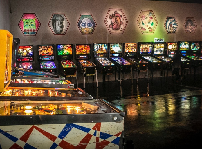 Photo of an arcade