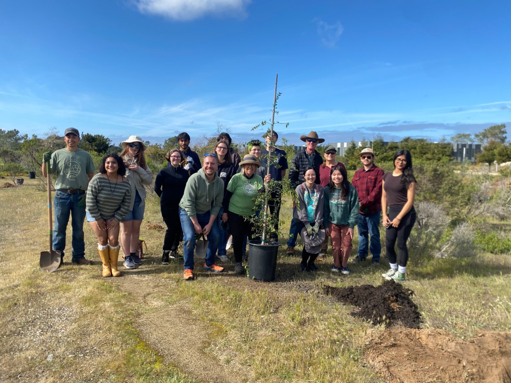 Campus community reshapes their footprint through habitat restoration